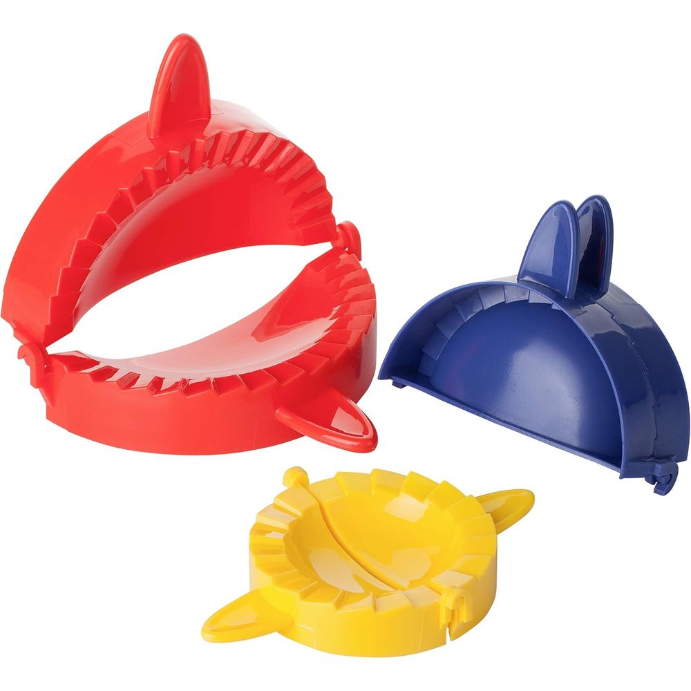 Dumpling Press Set - Set Alat Penekan Adonan 3-in-1: Pembuat