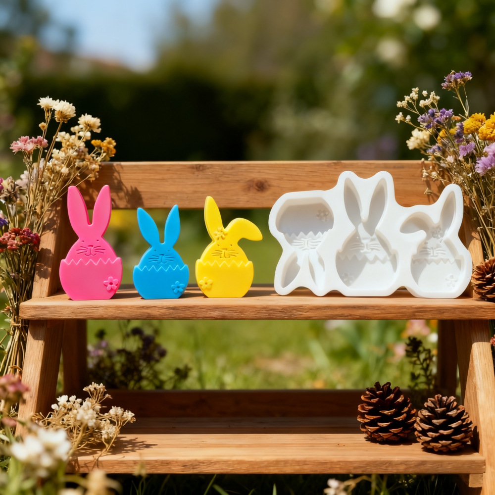 Bunny Cake Mold - Cetakan Silikon Kelinci Resin untuk Dekorasi