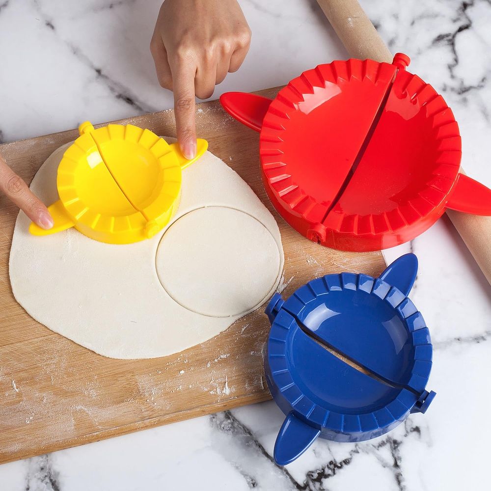 Set Alat Penekan Adonan 3-in-1 - Dumpling Press Set ulasan dan harga