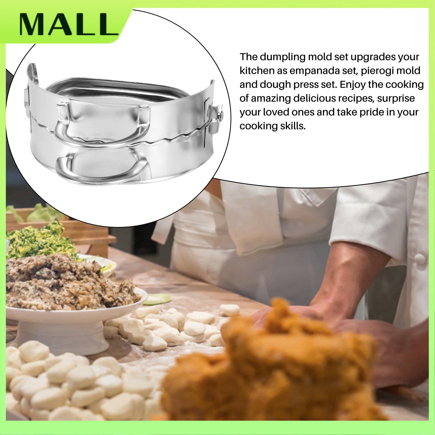 MALL Pembuat Pangsit 8 Buah, S - Dumpling Press Set ulasan dan harga