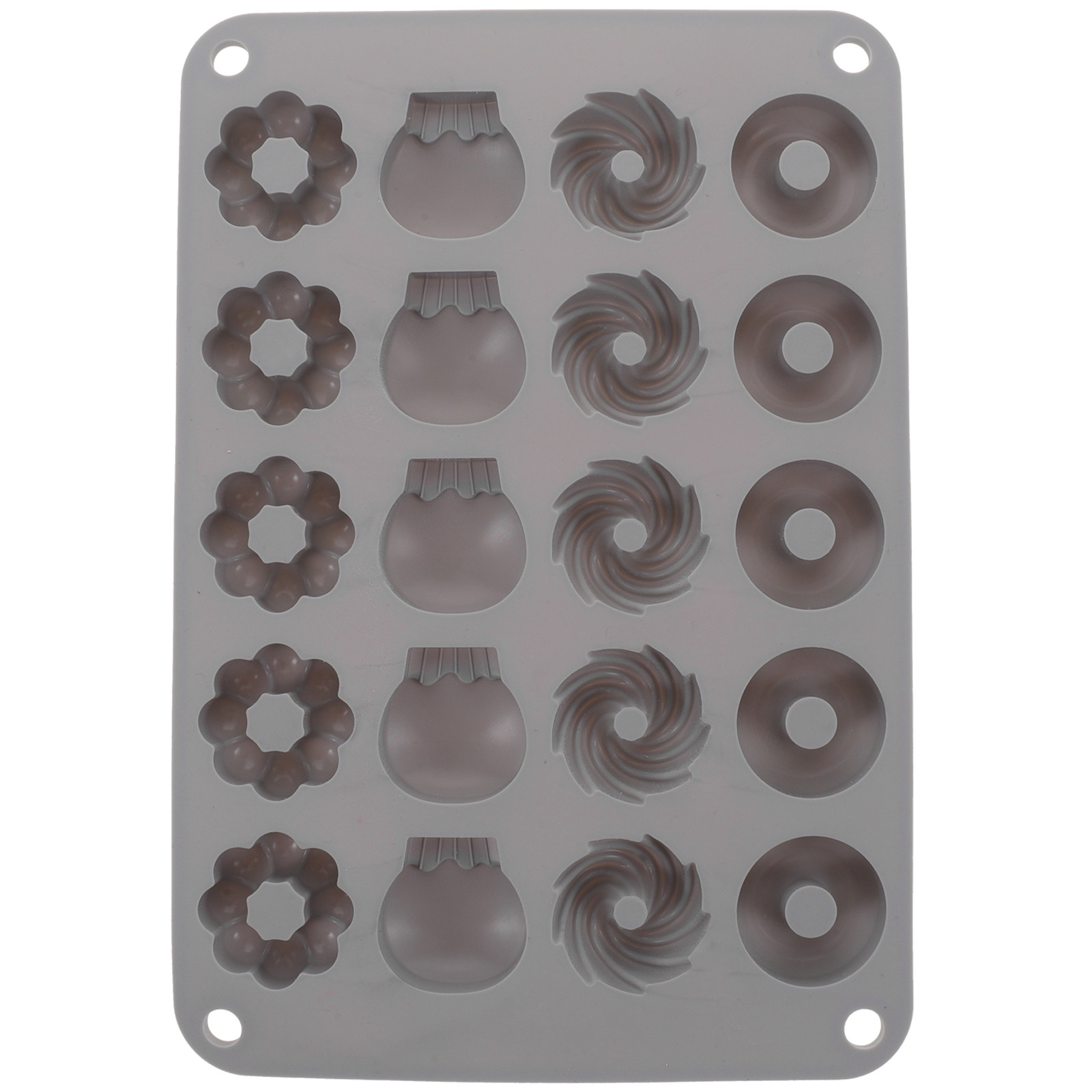 Cetakan Donat Cokelat Mini Sil - Donut Mold Silicone ulasan dan harga